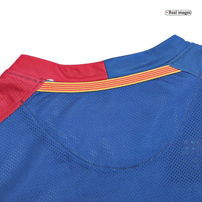 Retro Jersey A.INIESTA #8 Barcelona Retro Jersey Home Long Sleeve Soccer Shirt 2008/09 - UCL Final