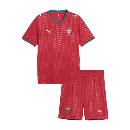 Portugal Home World Cup Kids Soccer Jerseys Kit 2026