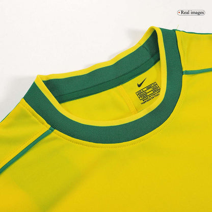 Retro Jersey CAFU #2 Brazil Home Soccer Shirt 1998 -World Cup
