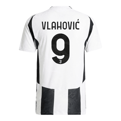Authentic  VLAHOVI?  #9 Juventus Home Soccer Jersey 2024/25 - Save The Children Sponsor