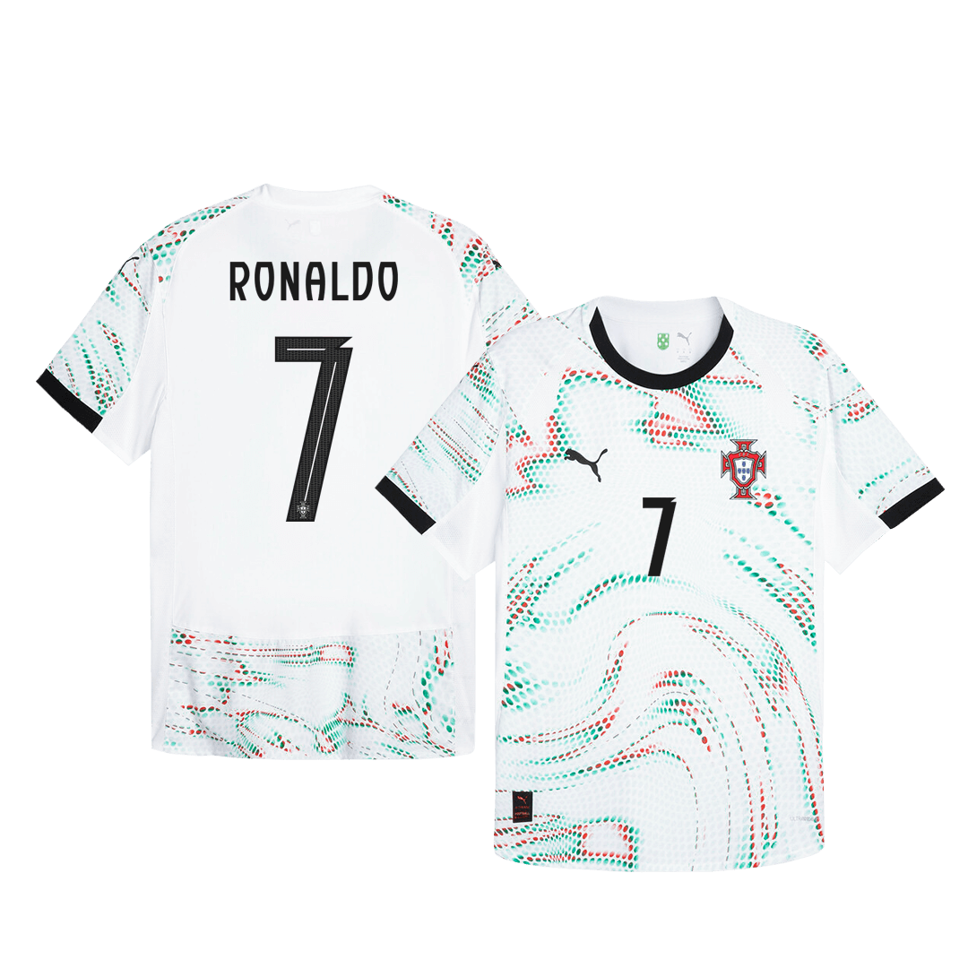 Αυθεντική φανέλα RONALDO #7 Soccer Jersey Portugal Away 2025