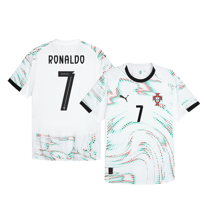 Αυθεντική φανέλα RONALDO #7 Soccer Jersey Portugal Away 2025