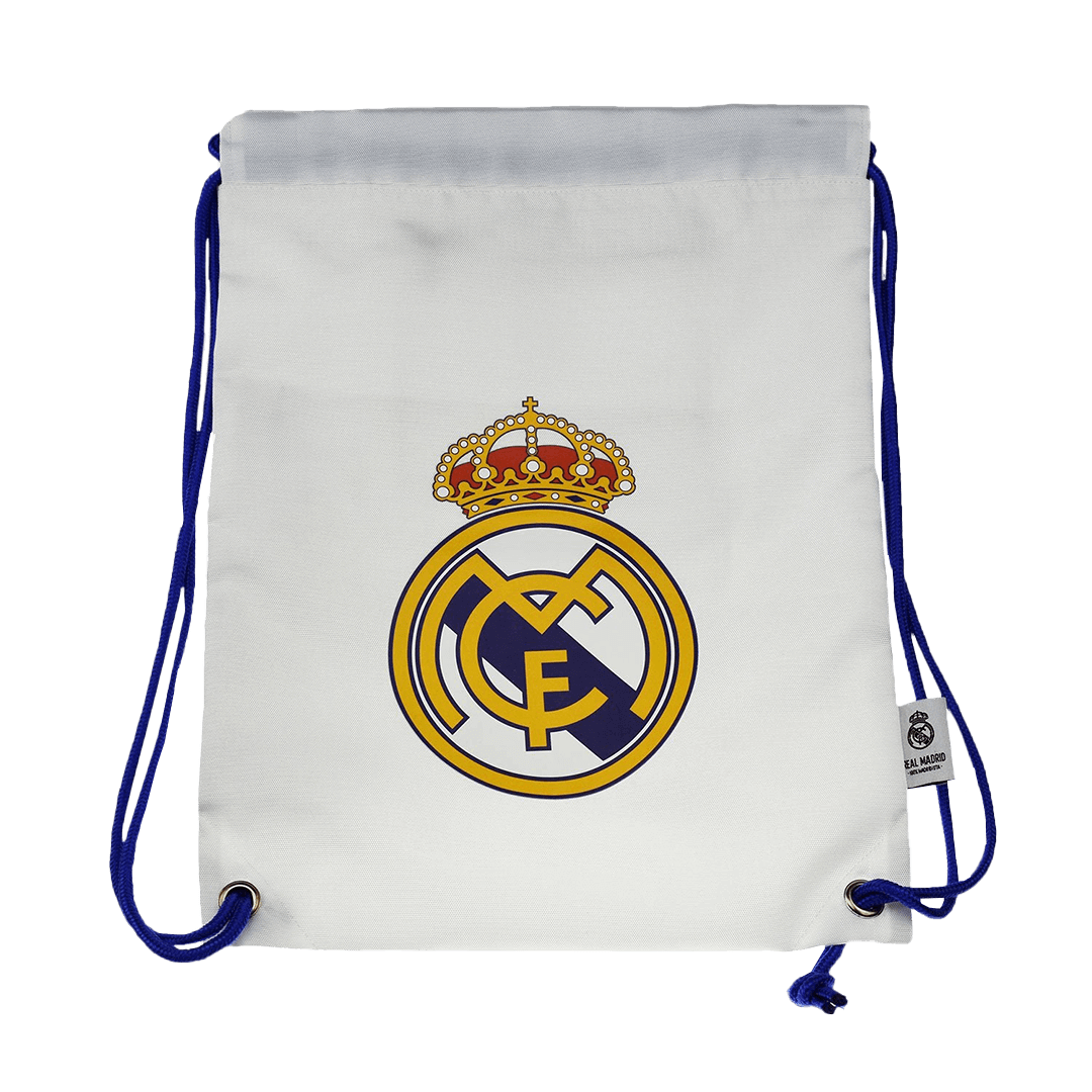 Τσάντα γυμναστικής Real Madrid σε λευκό χρώμα