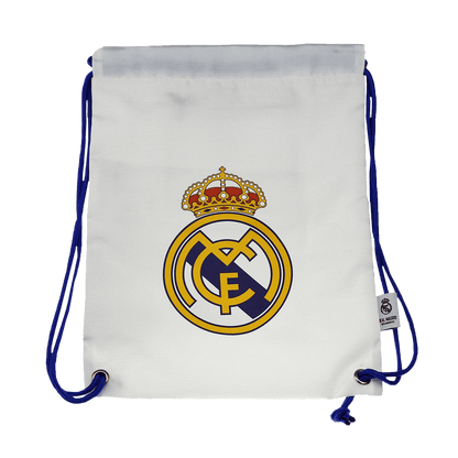 Τσάντα γυμναστικής Real Madrid σε λευκό χρώμα