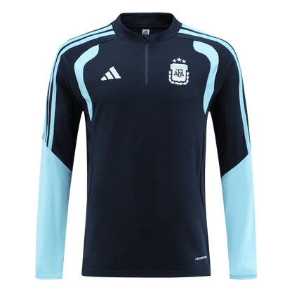 Argentina 1/4 Zip Tracksuit 2026 Kids Navy