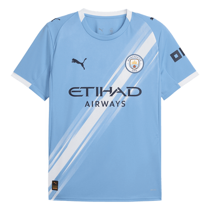 RODRIGO #16 Manchester City Home Soccer Jersey 2025/26 Blue Jersey - Club World Cup