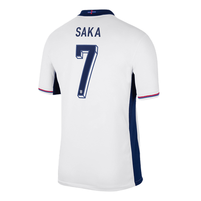 Ανδρική φανέλα SAKA #7 Αγγλίας στο σπίτι ποδοσφαίρου Τζέρσεϊ 2024