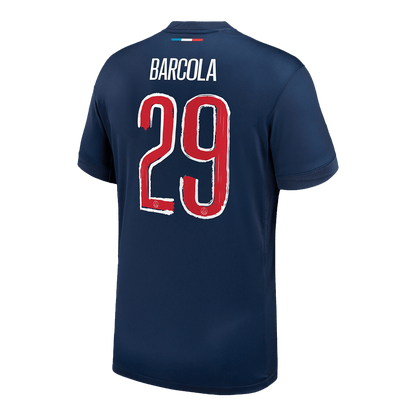 BARCOLA #29 Αυθεντική προσαρμοσμένη φανέλα γηπέδου PSG 2024/25 - UCL