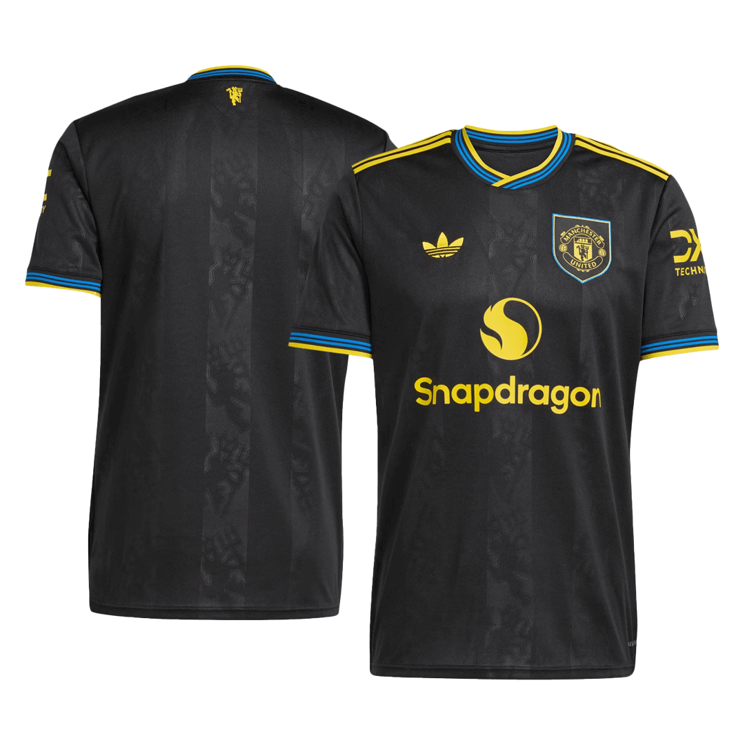 $8.9 Manchester United Soccer Jersey Third Away Custom Shirt 2025/26