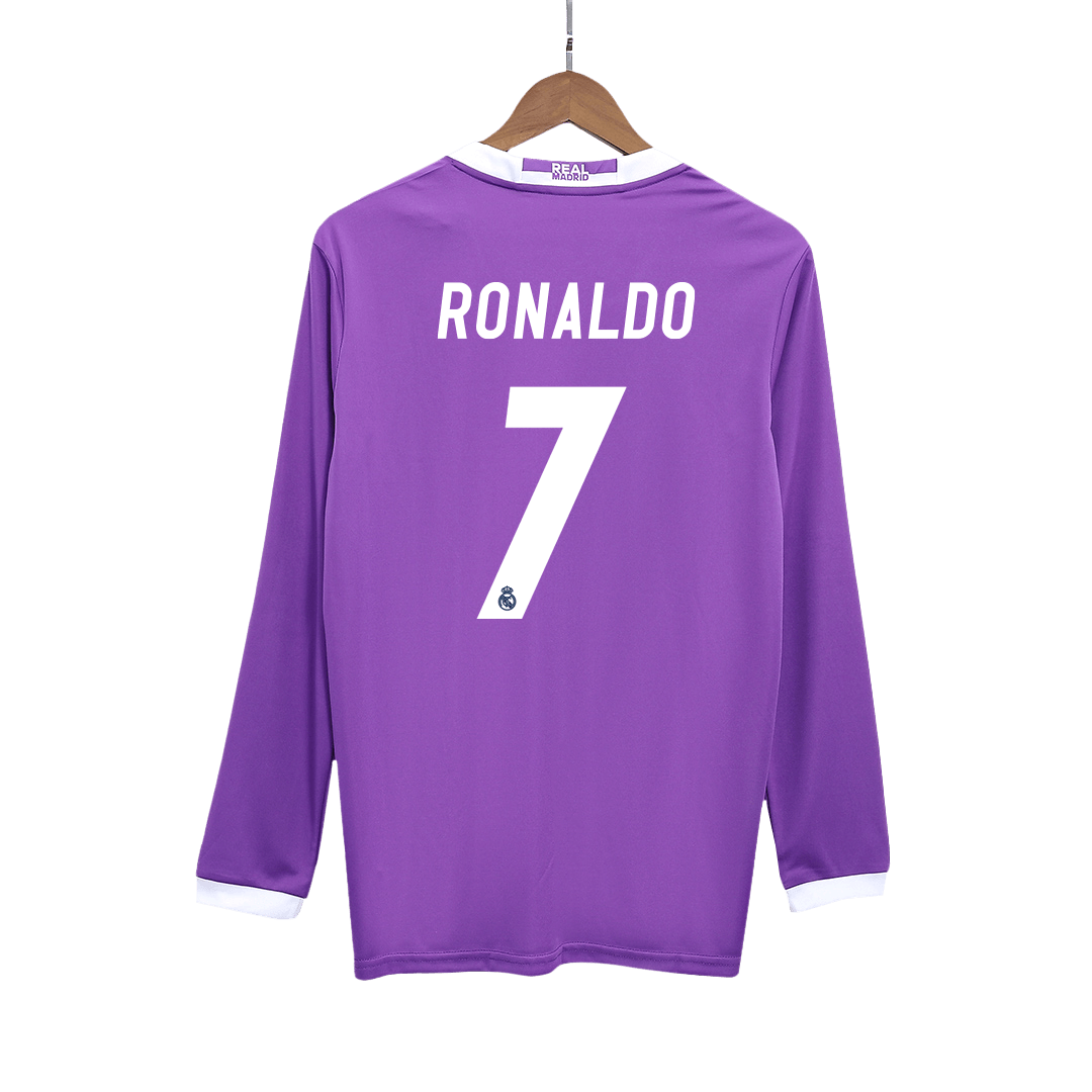 RONALDO #7 Ρεάλ Μαδρίτης Ρεάλ Μαδρίτης Ρεάλ Μαδρίτης Εκτός έδρας Μακρυμάνικη Ποδοσφαιρική Μπλούζα 2016/17