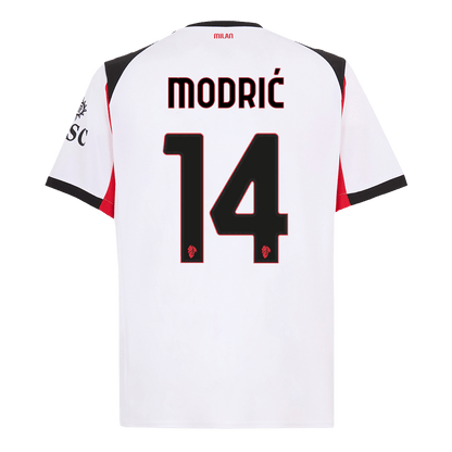 MODRIĆ #14 Φανέλα εκτός έδρας ποδοσφαίρου AC Milan 2025/26