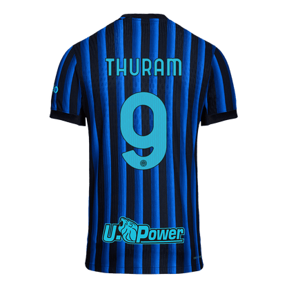 THURAM #9 Inter Milan Home Authentic Soccer Jersey 2025/26