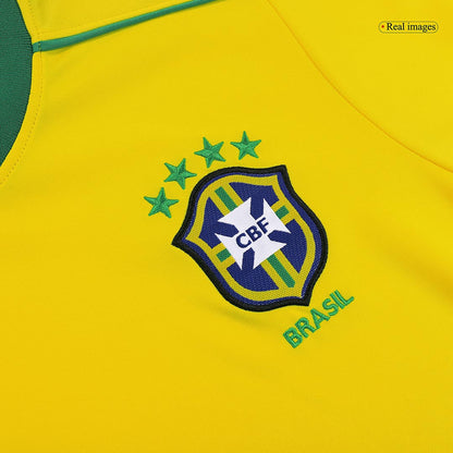 RONALDO #9 Retro 1998 Brazil Home Soccer Jersey - World Cup