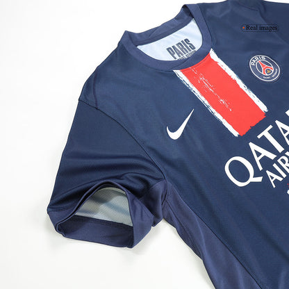 PSG KVARATSKHELIA #7 PSG Soccer Jersey Home Custom Shirt 2024/25 - UCL