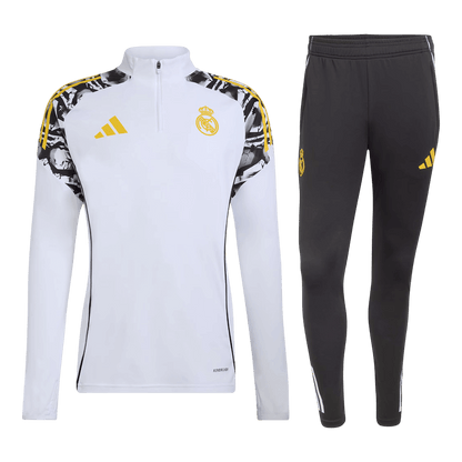 Real Madrid x MARVEL Zipper Sweatshirt Kit(Top+Pants) 25/26 White