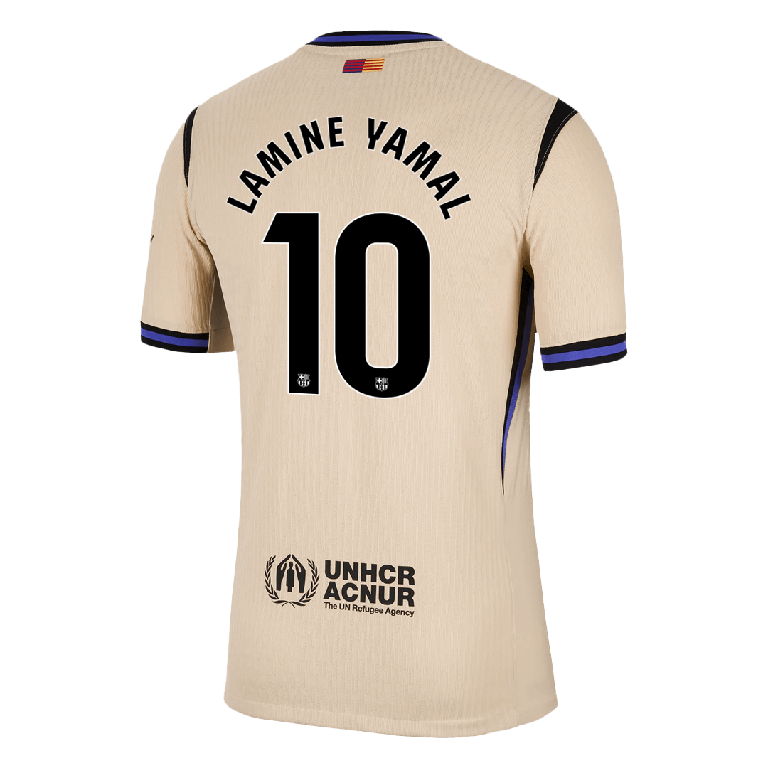 Μπαρτσελόνα φανέλα Εκτός 2025/26 LAMINE YAMAL #10 - Match Version