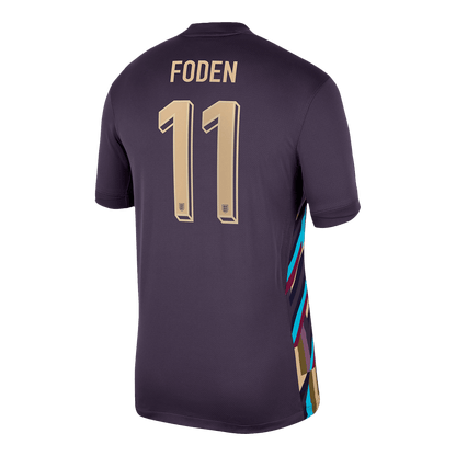 Ανδρική φανέλα FODEN #11 Αγγλίας εκτός έδρας ποδοσφαίρου 2024