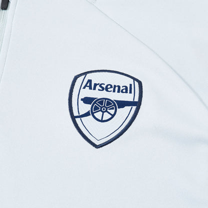 Arsenal 1/4 Zip Tracksuit 2025/26 White