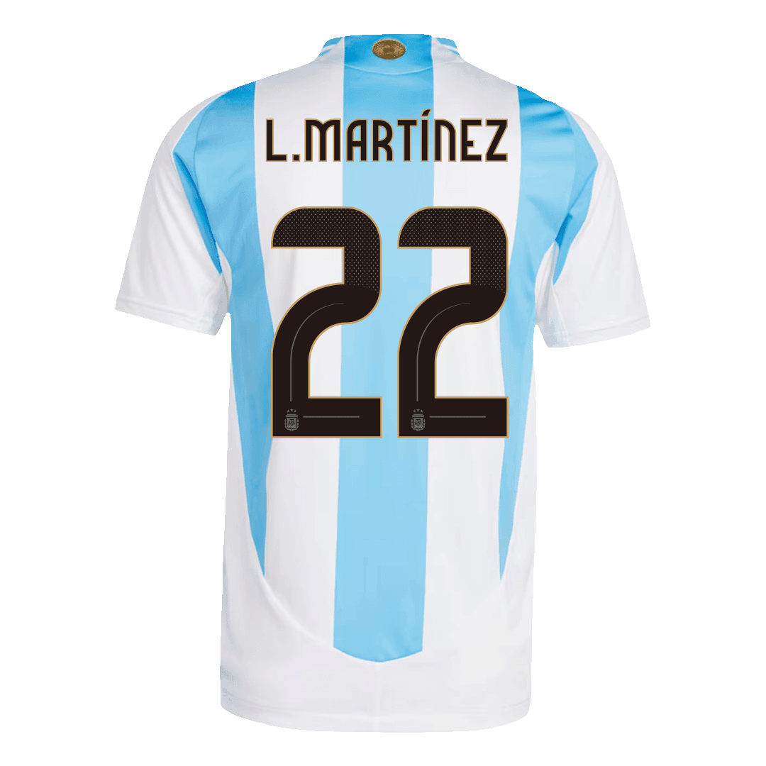 Αυθεντική φανέλα L.MARTÍNEZ #22 Soccer Jersey Argentina Home 2024