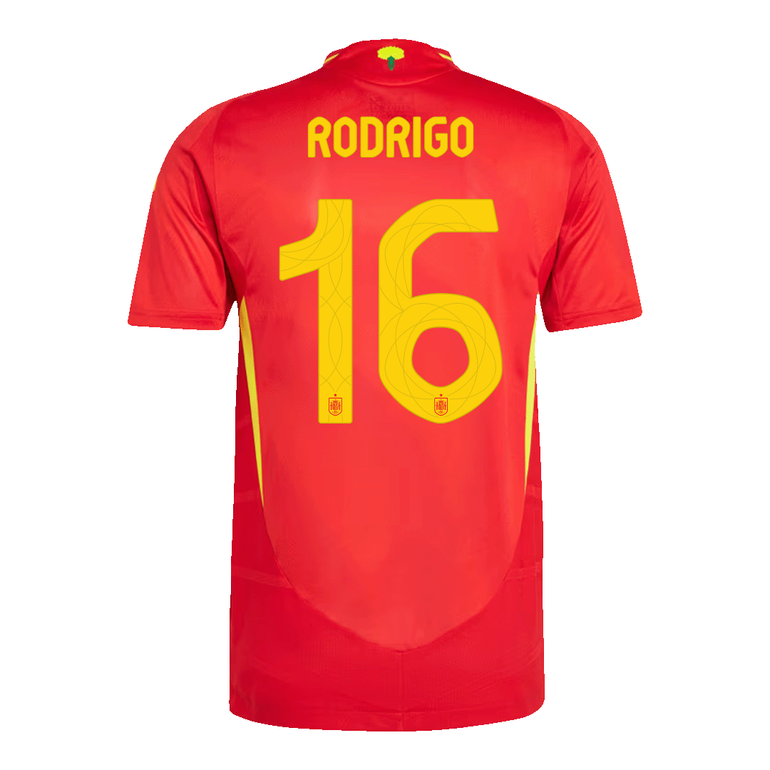 Αυθεντική φανέλα RODRIGO #16 Soccer Jersey Ισπανία 2024