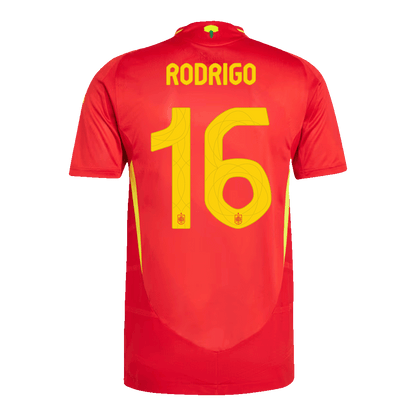 Αυθεντική φανέλα RODRIGO #16 Soccer Jersey Ισπανία 2024