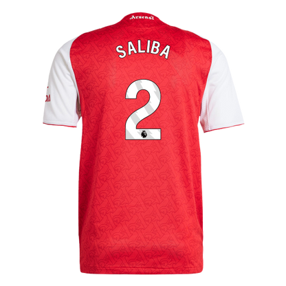 Arsenal Authentic  SALIBA #2 Soccer Jersey 2025/26