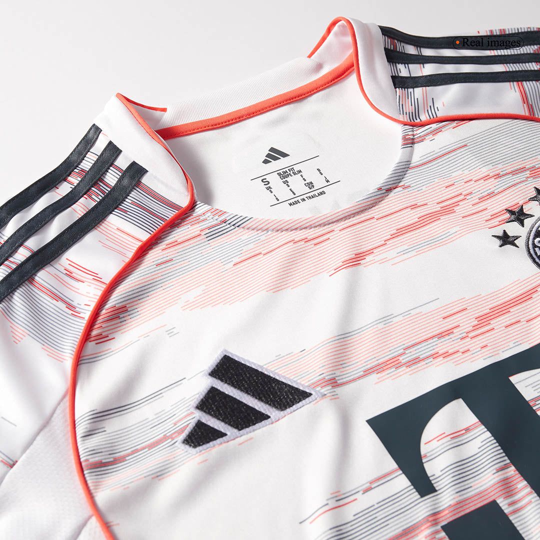 Bayern Munich Away Soccer Jersey Kit(Jersey+Shorts) 2025/26 White