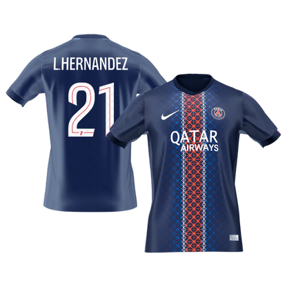 PSG φανέλα Εντός 2025/26 L.HERNANDEZ #21 - Premium