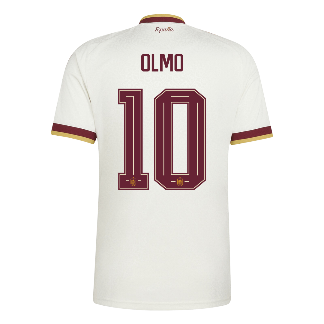 Ισπανία φανέλα Εκτός Παγκόσμιο Κύπελλο 2026 OLMO #10