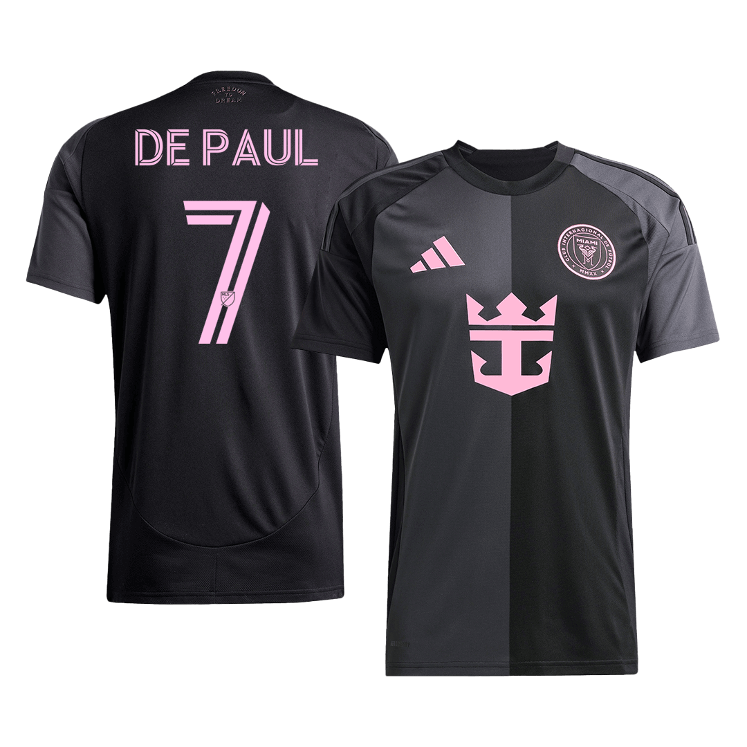 Inter Miami CF DE PAUL #7 Εκτός Έδρας Φανέλα Ποδοσφαίρου 2025