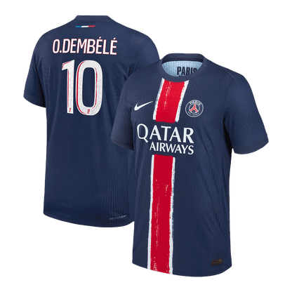 Αυθεντική ποδοσφαιρική φανέλα O.DEMBELE #10 PSG Εντός έδρας 2024/25