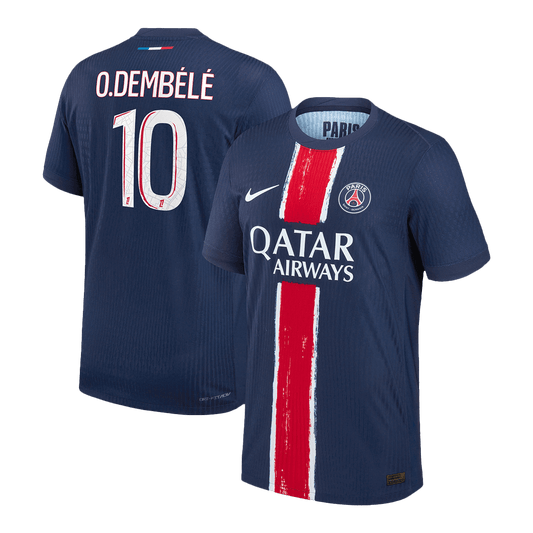 Αυθεντική ποδοσφαιρική φανέλα O.DEMBELE #10 PSG Εντός έδρας 2024/25