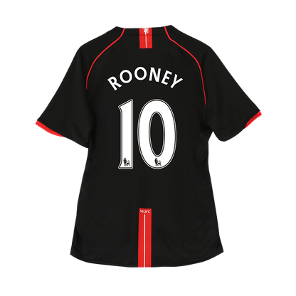 Retro Jersey ROONEY #10 Manchester United Retro Jersey Away Soccer Shirt 2007/08