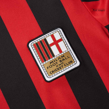 Ρετρό φανέλα ποδοσφαίρου AC Milan με μακριά μανίκια, 125η επέτειος 2024/25