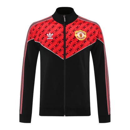 Manchester United Jacket Tracksuit 2025/26 Red&Black