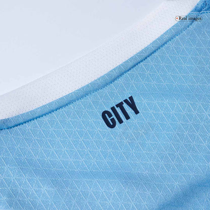 RODRIGO #16 Authentic Manchester City Home Soccer Jersey 2025/26 Blue Jersey - Club World Cup