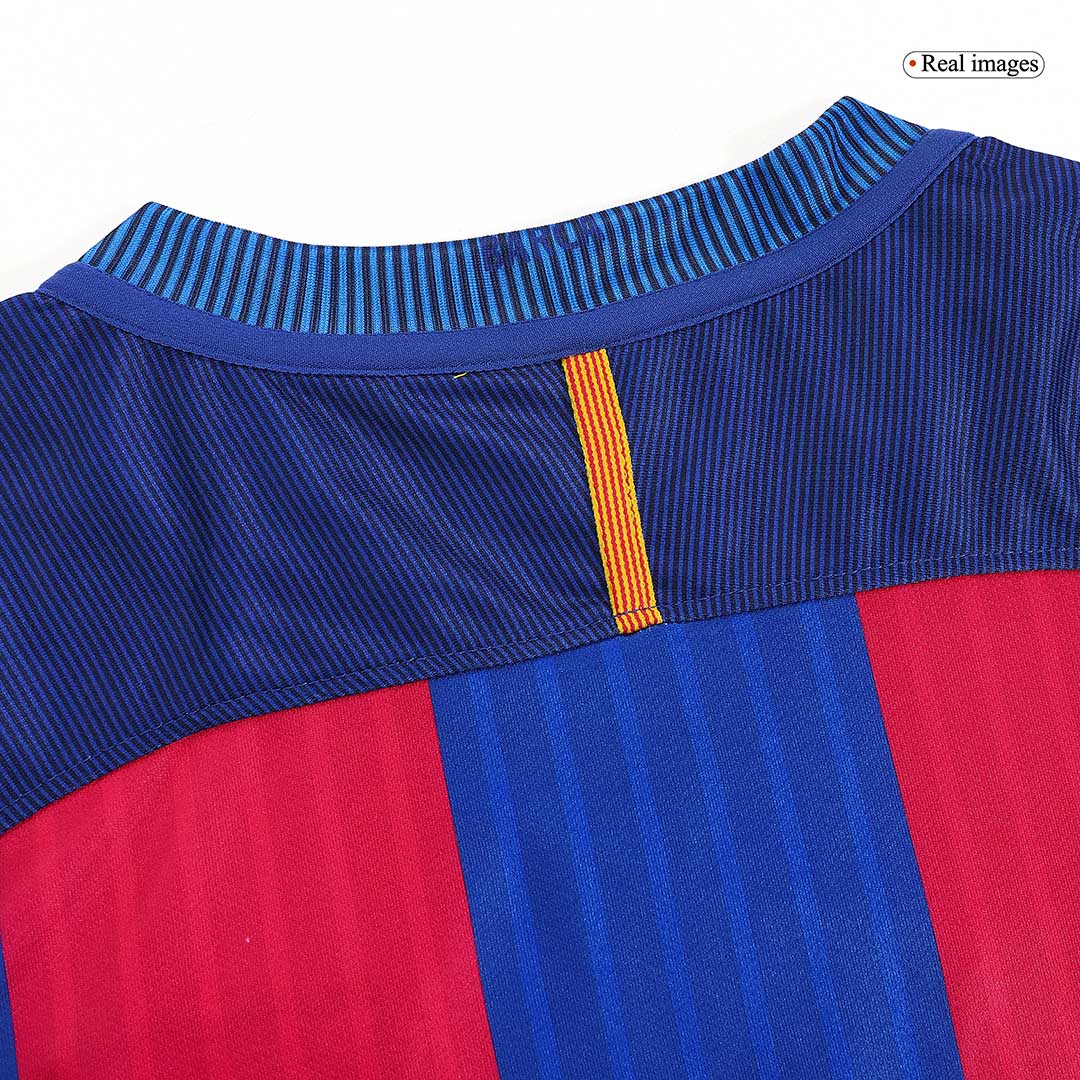 Retro 2016/17 Barcelona Home Soccer Jersey