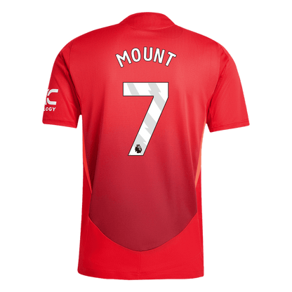 Αυθεντική φανέλα MOUNT #7 Soccer Jersey Manchester United 2024/25