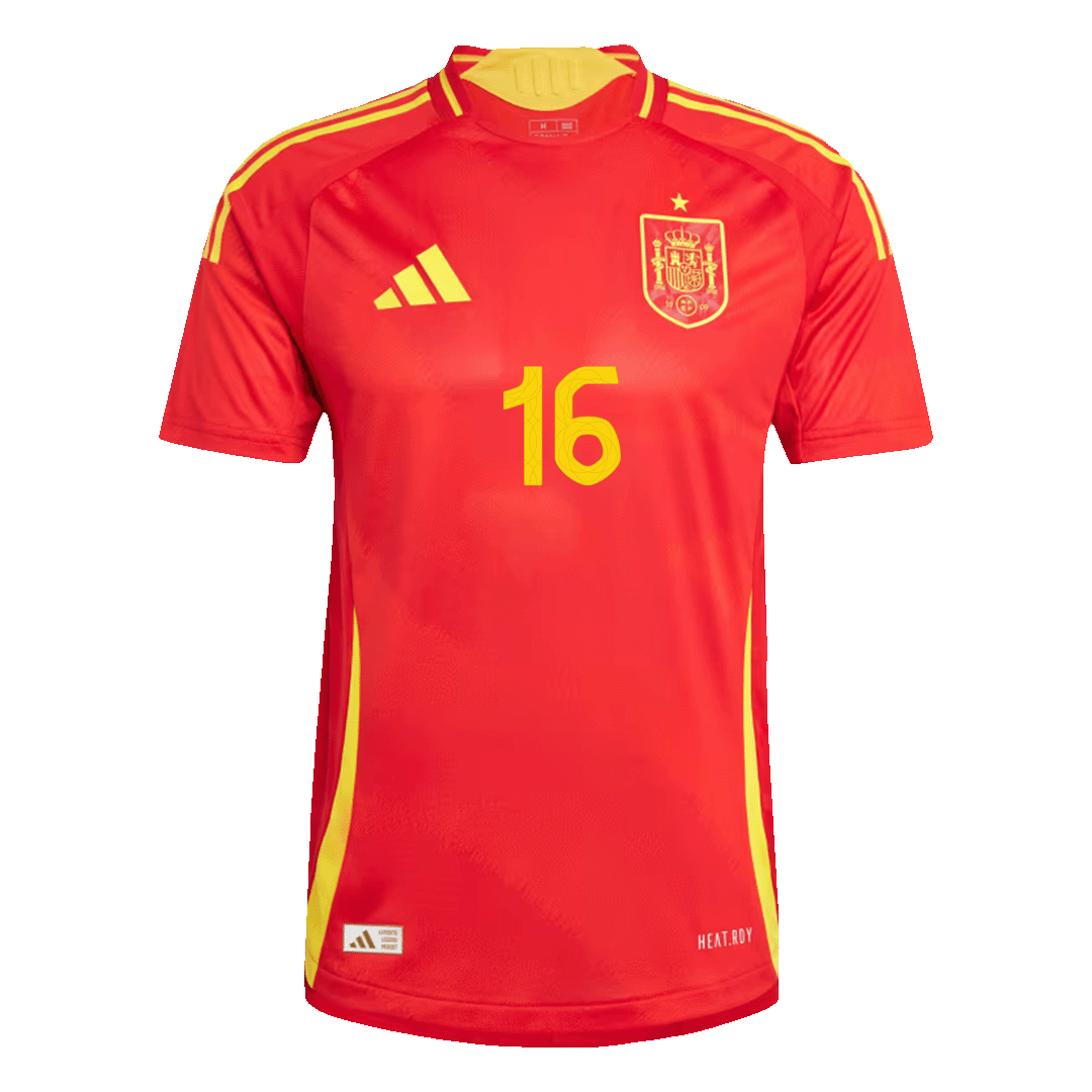 Αυθεντική φανέλα RODRIGO #16 Soccer Jersey Ισπανία 2024