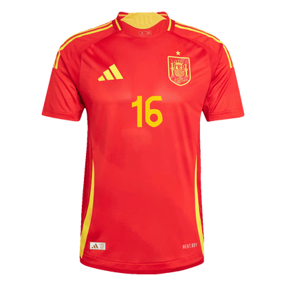 Αυθεντική φανέλα RODRIGO #16 Soccer Jersey Ισπανία 2024