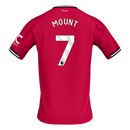 MOUNT #7 Manchester United Home Soccer Jersey 2025/26