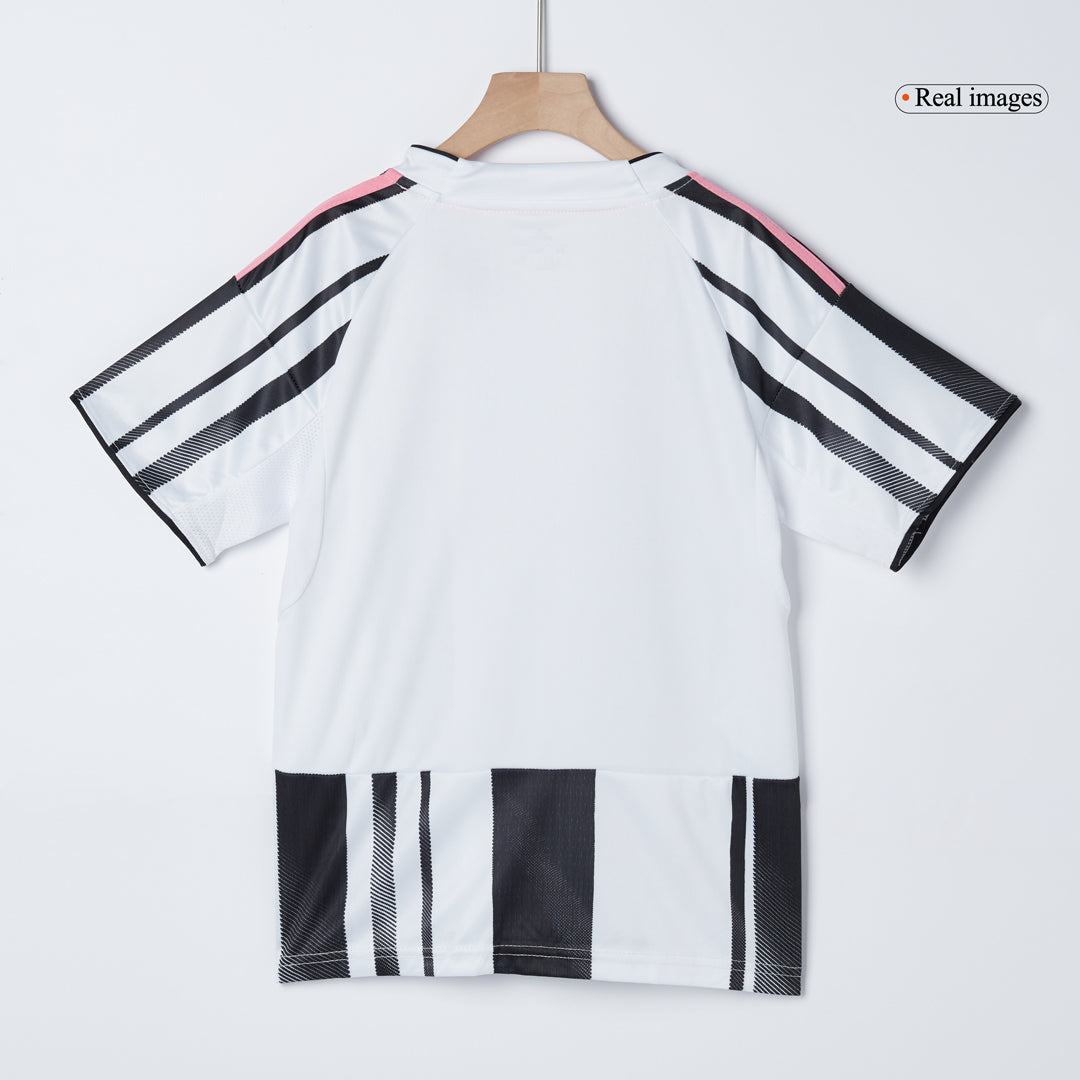 Juventus Home Kids Soccer Jerseys Kit 2025/26