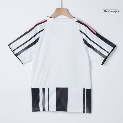 Juventus Home Kids Soccer Jerseys Kit 2025/26