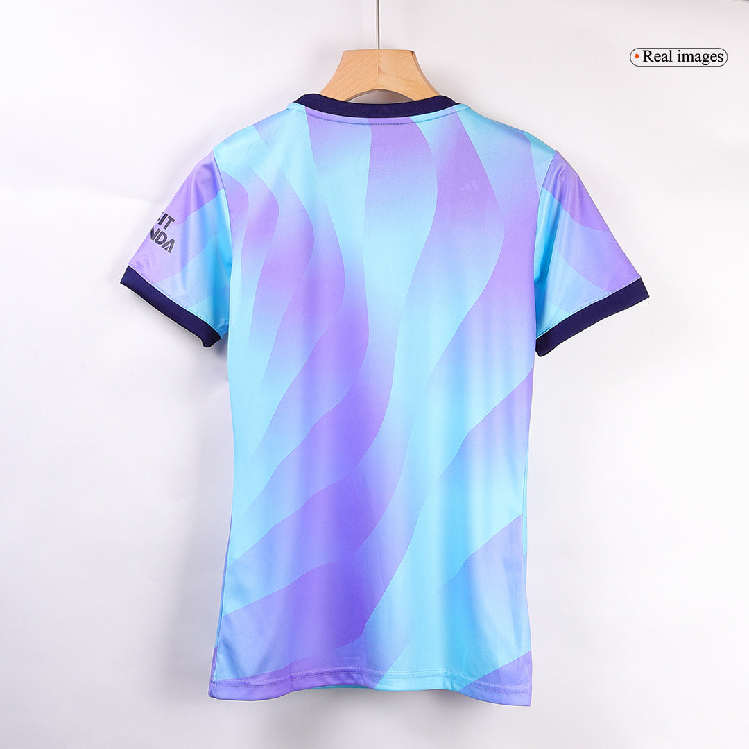 Gift-Women's Arsenal Third Away Soccer Jersey Shirt 2024/25