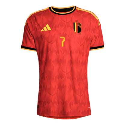 DE BRUYNE #7 Belgium Home Player Version Jersey World Cup 2026