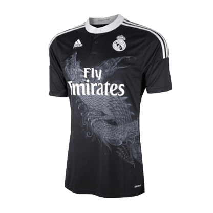 SERGIO RAMOS #4 Retro Real Madrid Jersey Third Away Soccer Shirt 2014/15