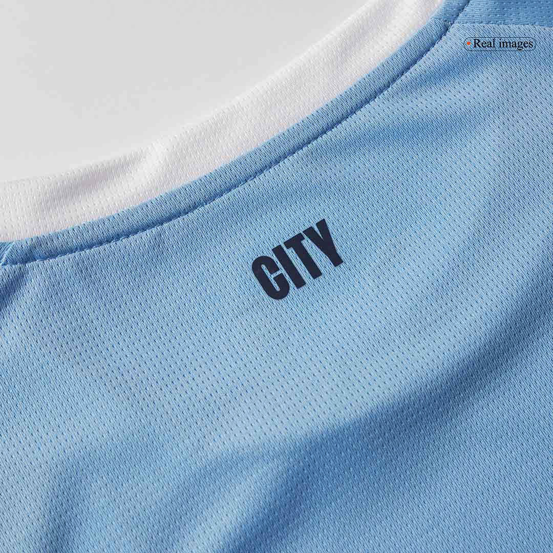 RODRIGO #16 Manchester City Home Soccer Jersey 2025/26 Blue Jersey - Club World Cup