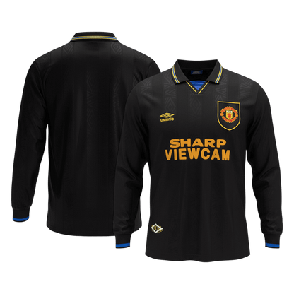 Retro Soccer Jersey Manchester United Away Long Sleeve 1993/94