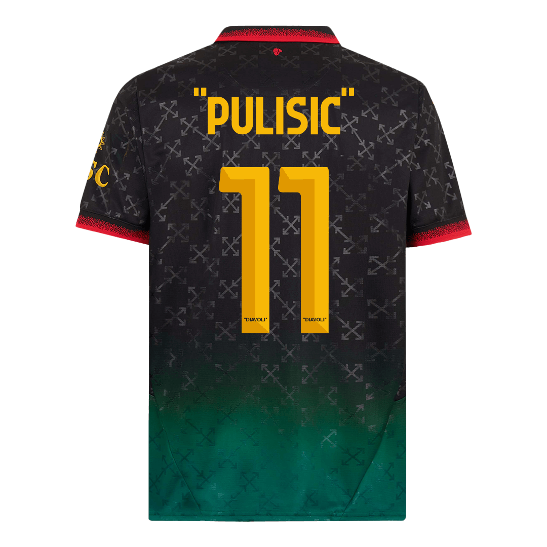 AC Milan PULISIC  #11 Fourth Away Soccer Jersey 2024/25
