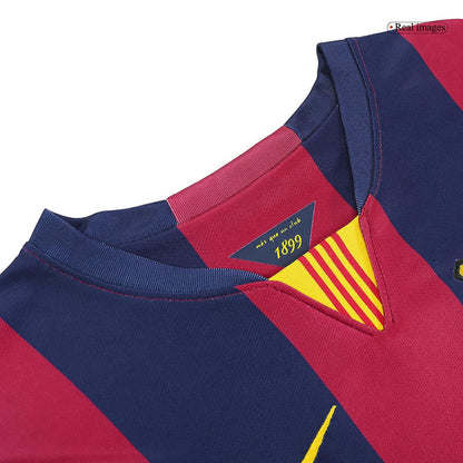NEYMAR JR #11 Barcelona Retro Jersey Home Soccer Shirt 2014/15